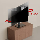 Universal TV-stativ Maclean, för RTV-skåp, stativ, max. 40kg, max. VESA 400x400, höjd- och vinkeljustering, för TV-apparater 32-65", MC-1240