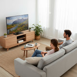 Universal TV-stativ Maclean, för RTV-skåp, stativ, max. 40kg, max. VESA 400x400, höjd- och vinkeljustering, för TV-apparater 32-65", MC-1240
