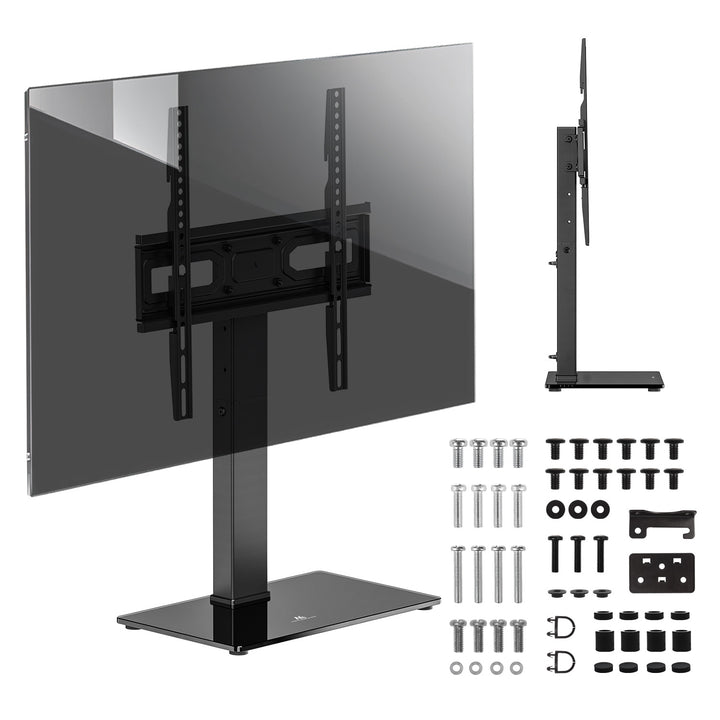Universal TV-stativ Maclean, för RTV-skåp, stativ, max. 40kg, max. VESA 400x400, höjd- och vinkeljustering, för TV-apparater 32-65", MC-1240