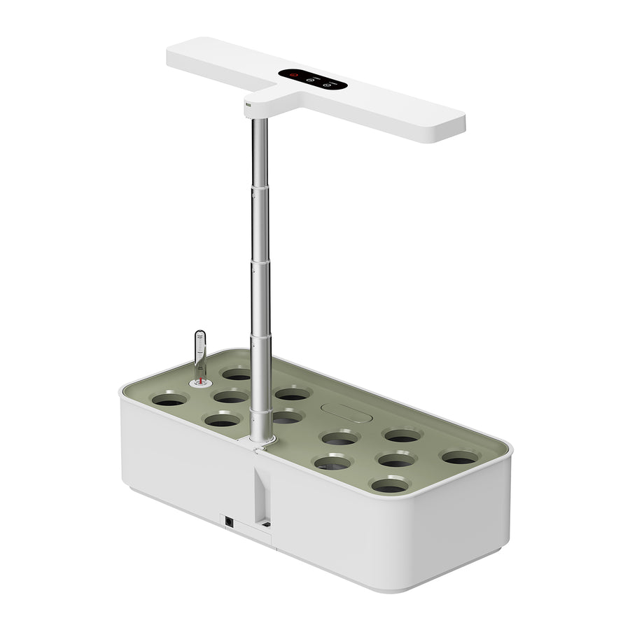 GreenBlue Intelligent odlingssystem för inomhusväxter, SMART kruka, 4L kapacitet, för 12 växter, fullspektrum LED, GB133