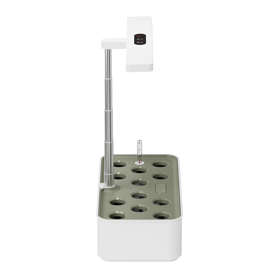 GreenBlue Intelligent odlingssystem för inomhusväxter, SMART kruka, 4L kapacitet, för 12 växter, fullspektrum LED, GB133