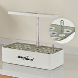 GreenBlue Intelligent odlingssystem för inomhusväxter, SMART kruka, 4L kapacitet, för 12 växter, fullspektrum LED, GB133