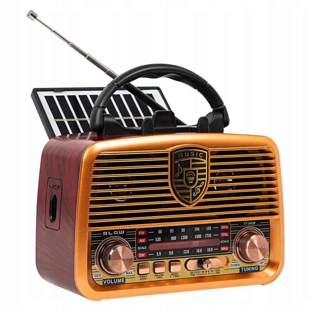 AM/FM BT BLOW RA10 bärbar solcellsradio