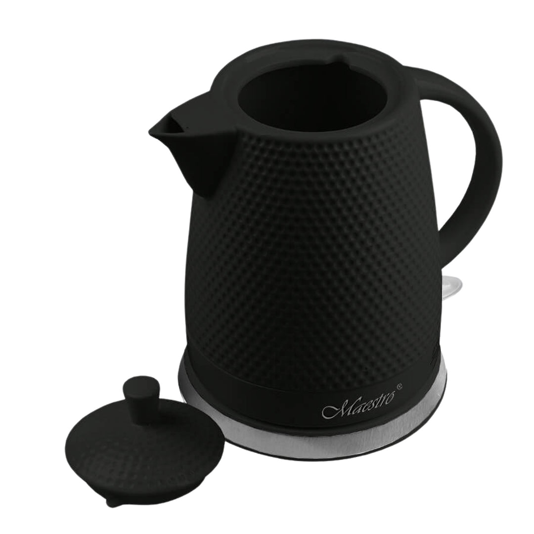 Maestro keramisk vattenkokare, kapacitet 1,5 l, 1500W, svart, MR069