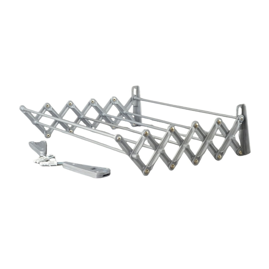 ABJ tvättmaskin, vägghängd, hopfällbar, grå, 100 cm