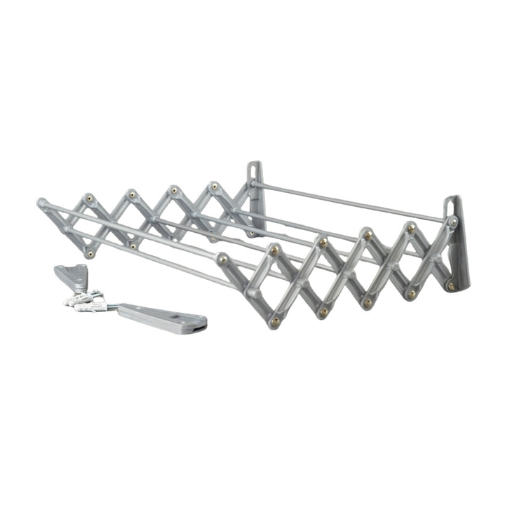 ABJ tvättmaskin, vägghängd, hopfällbar, grå, 100 cm