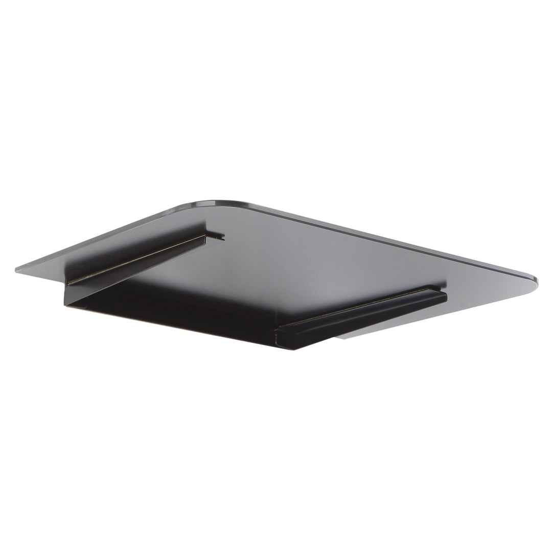 Maclean DVD-hylla, max. 10kg, glas, MC-738, 2 st