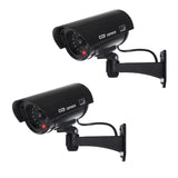 Dummy-kamera med blinkande LED IR1100 B IR utomhus, svart, 2 st