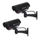 Dummy-kamera med blinkande LED IR1100 B IR utomhus, svart, 2 st