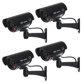 Dummy-kamera med blinkande LED IR1100 B IR utomhus, svart, 4 st