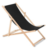 GreenBlue GB183 svart bok klassisk lounger, 4 delar