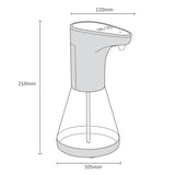 Promedix automatisk dispenser, dispenserbehållare för flytande tvål, desinfektionsvätskor, 480 ml, 4xAA PR-530 + 4x Varta Industrial LR6/AA R-06 batterier