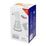 Promedix automatisk dispenser, dispenserbehållare för flytande tvål, desinfektionsvätskor, 480 ml, 4xAA PR-530 + 4x Varta Industrial LR6/AA R-06 batterier