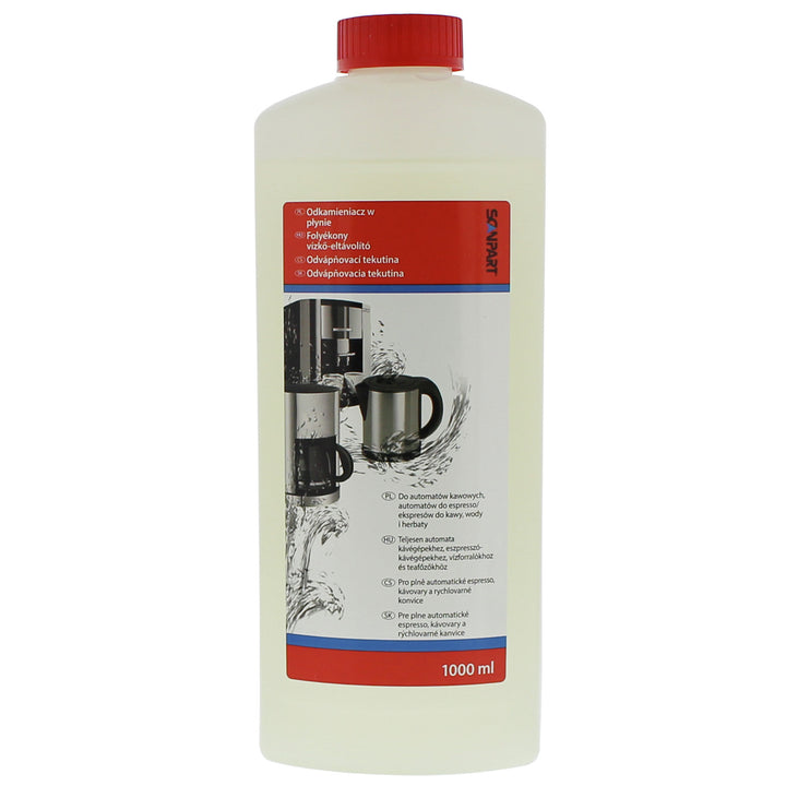 Avkalkningsmedel för kaffemaskiner, vattenkokare, 1 liter, universal, Scanpart