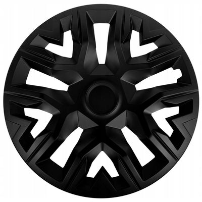 Universal navkapslar 14'' NRM The Best matt svart 4 delar