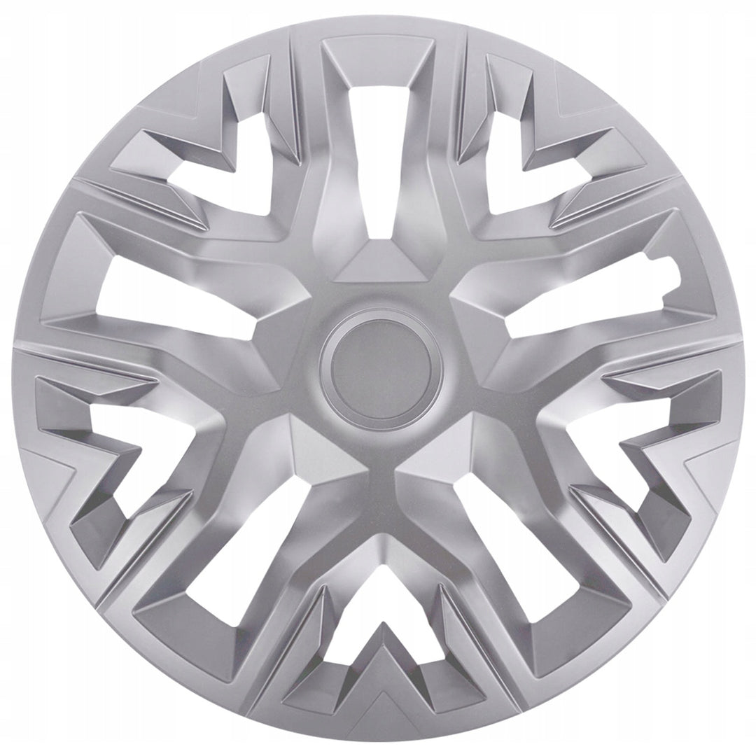 Universal navkapslar 14'' NRM The Best silver 4 delar