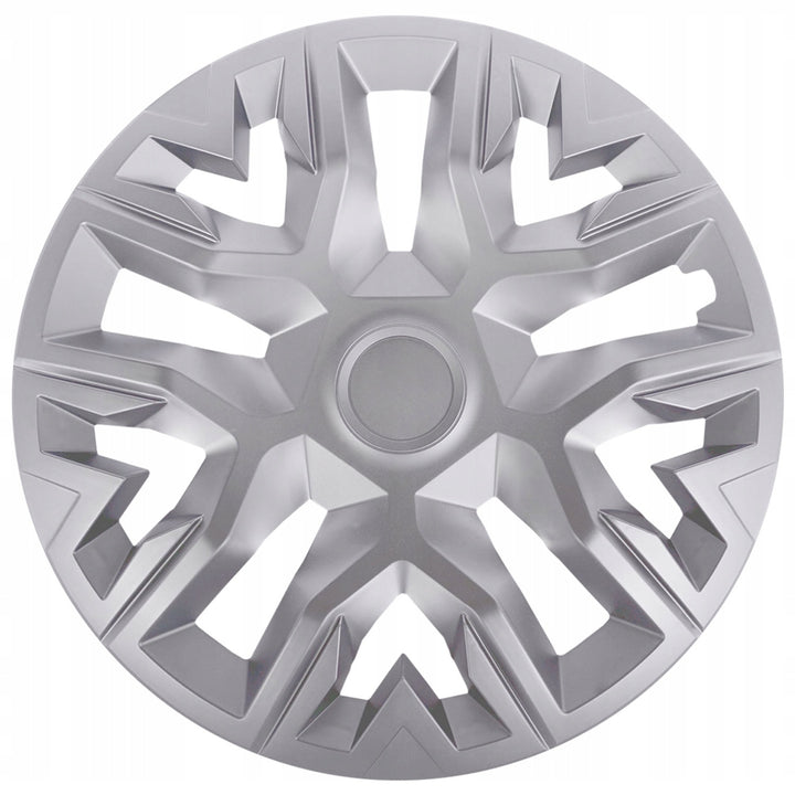 Universal navkapslar 14'' NRM The Best silver 4 delar
