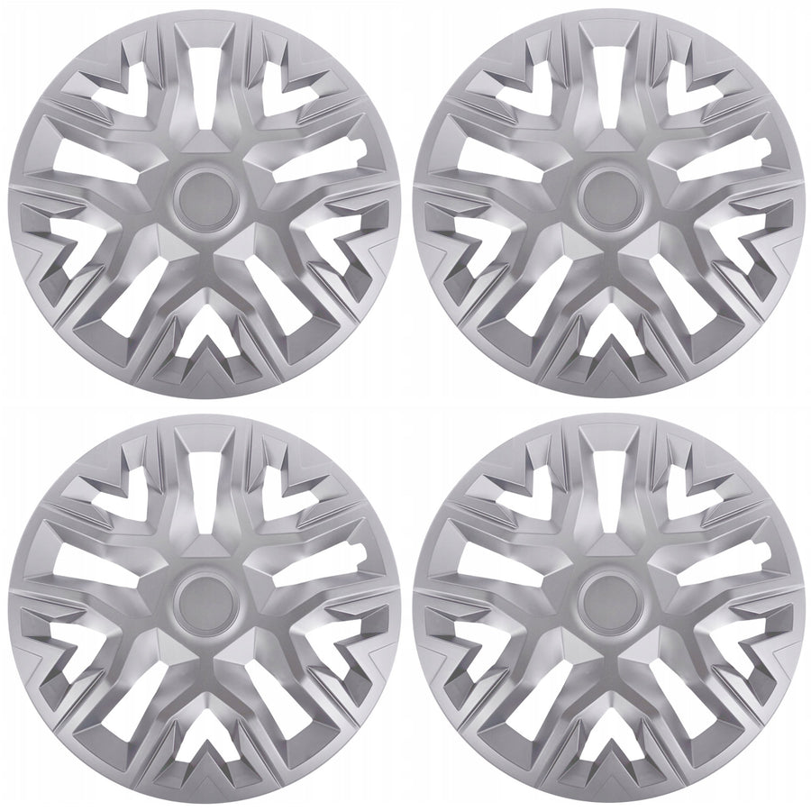 NRM The Best 15'' universal navkapslar silver 4 st