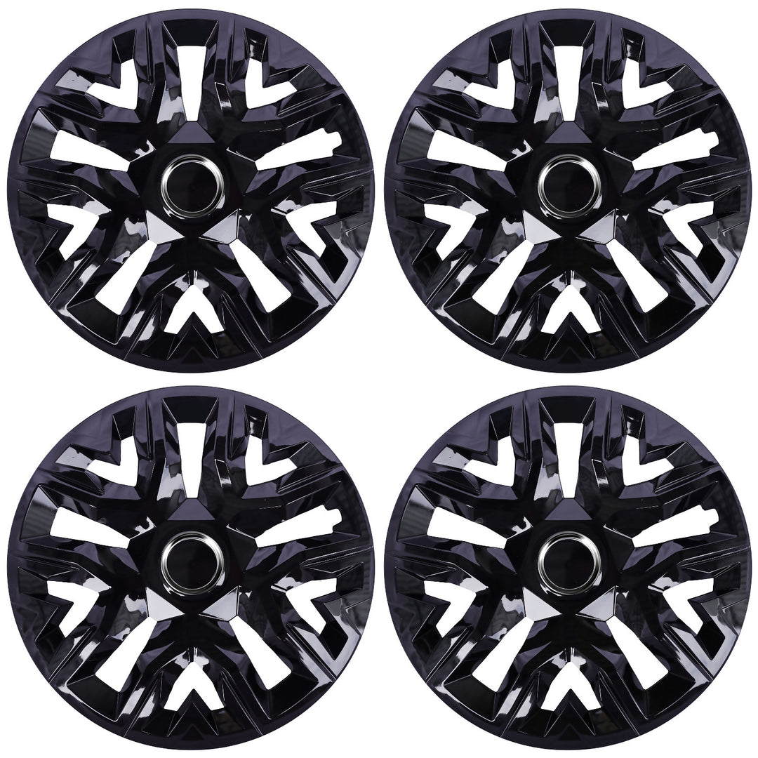 Universal navkapslar 15'' NRM Perfecto svartlackerade 4 st