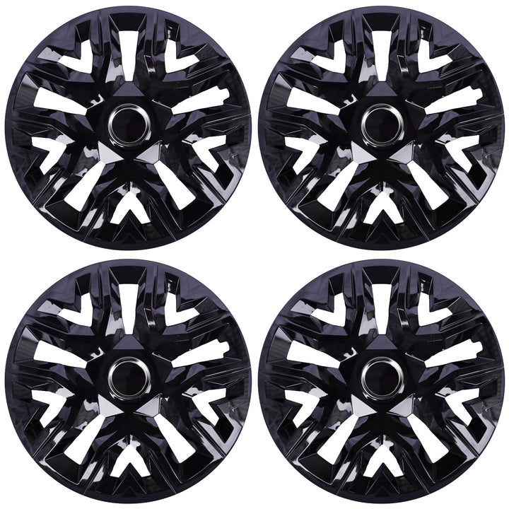 Universal navkapslar 15'' NRM Perfecto svartlackerade 4 st