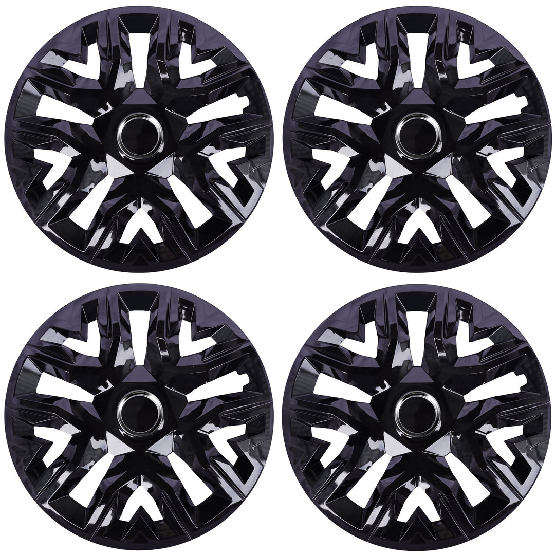 Universal navkapslar 16'' NRM Perfecto svartlackerade 4 st