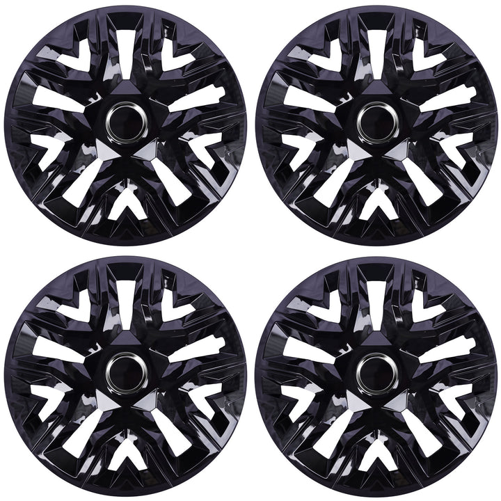 Universal navkapslar 16'' NRM Perfecto svartlackerade 4 st