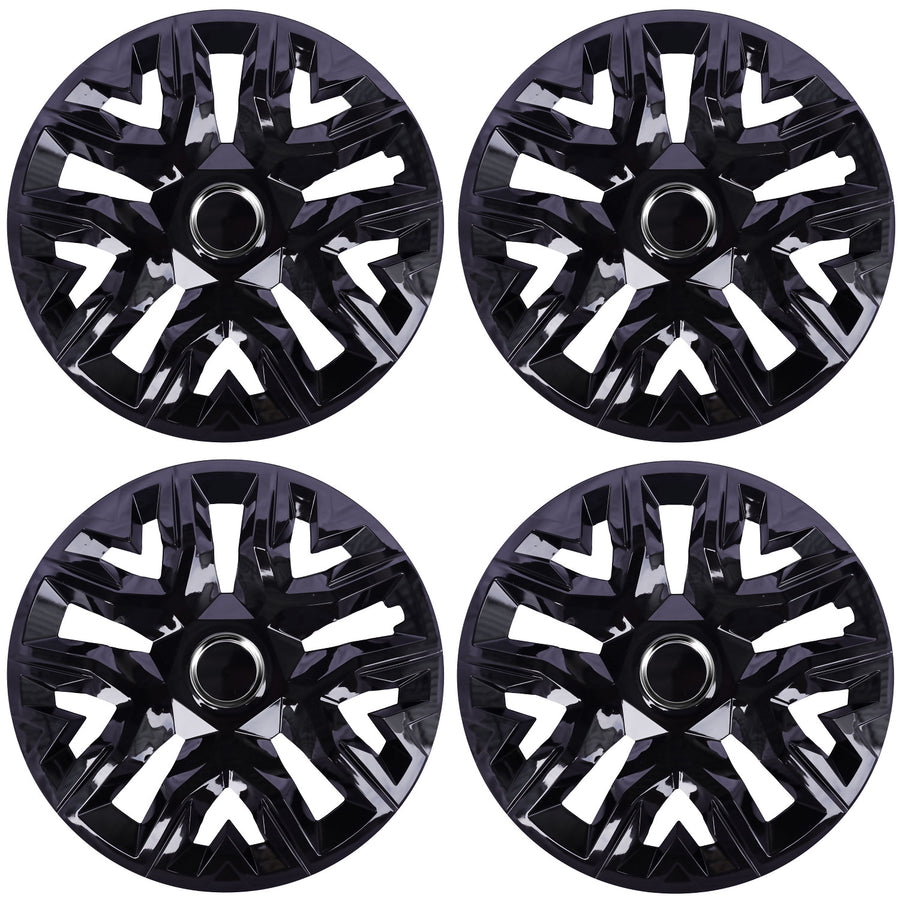 Universal navkapslar 16'' NRM Perfecto svartlackerade 4 st