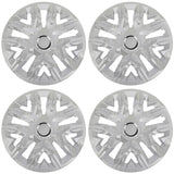Universal navkapslar 15'' NRM Perfecto silverlackerade 4 st