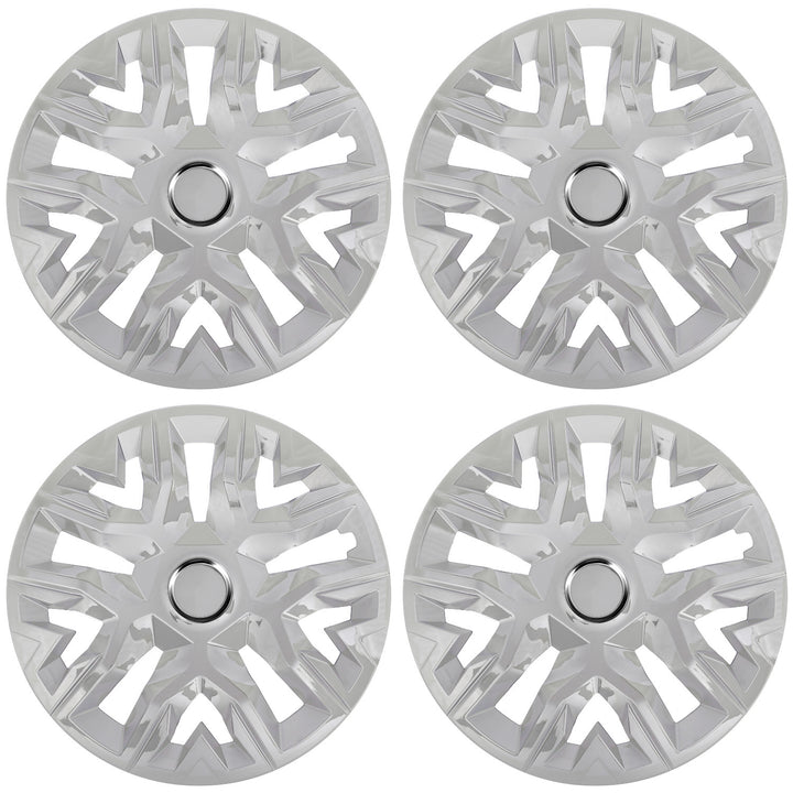 Universal navkapslar 15'' NRM Perfecto silverlackerade 4 st