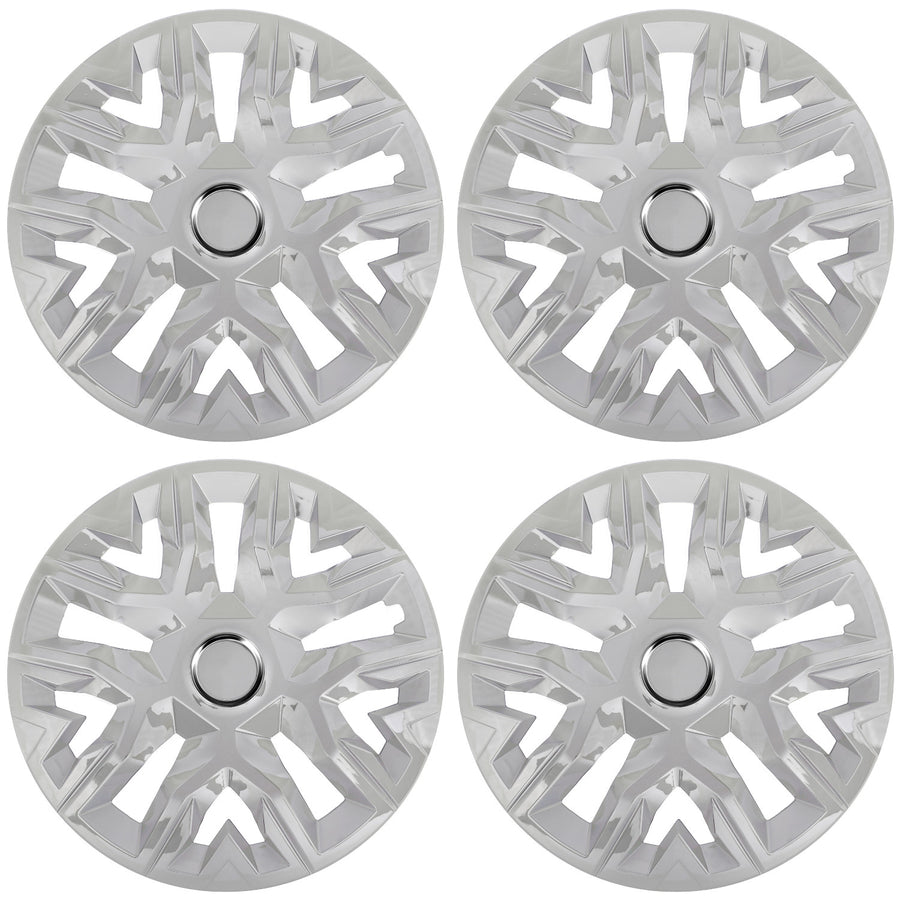 Universal navkapslar 15'' NRM Perfecto silverlackerade 4 st
