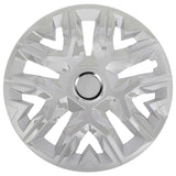 Universal navkapslar 15'' NRM Perfecto silverlackerade 4 st