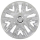 Universal navkapslar 15'' NRM Perfecto silverlackerade 4 st