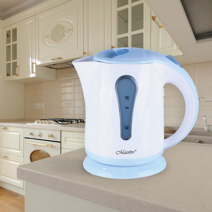 Maestro vattenkokare, 1000W, 1l, blå, MR028