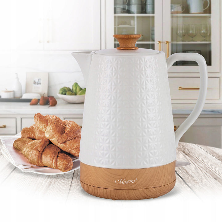 Maestro sladdlös vattenkokare, keramik, 1800W, 1,8l, MR076