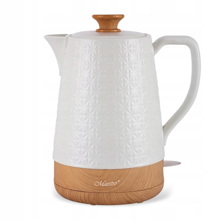 Maestro sladdlös vattenkokare, keramik, 1800W, 1,8l, MR076