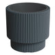 Prosperplast blomkruka, med insats, höjd 37,5 cm, antracit, Milly