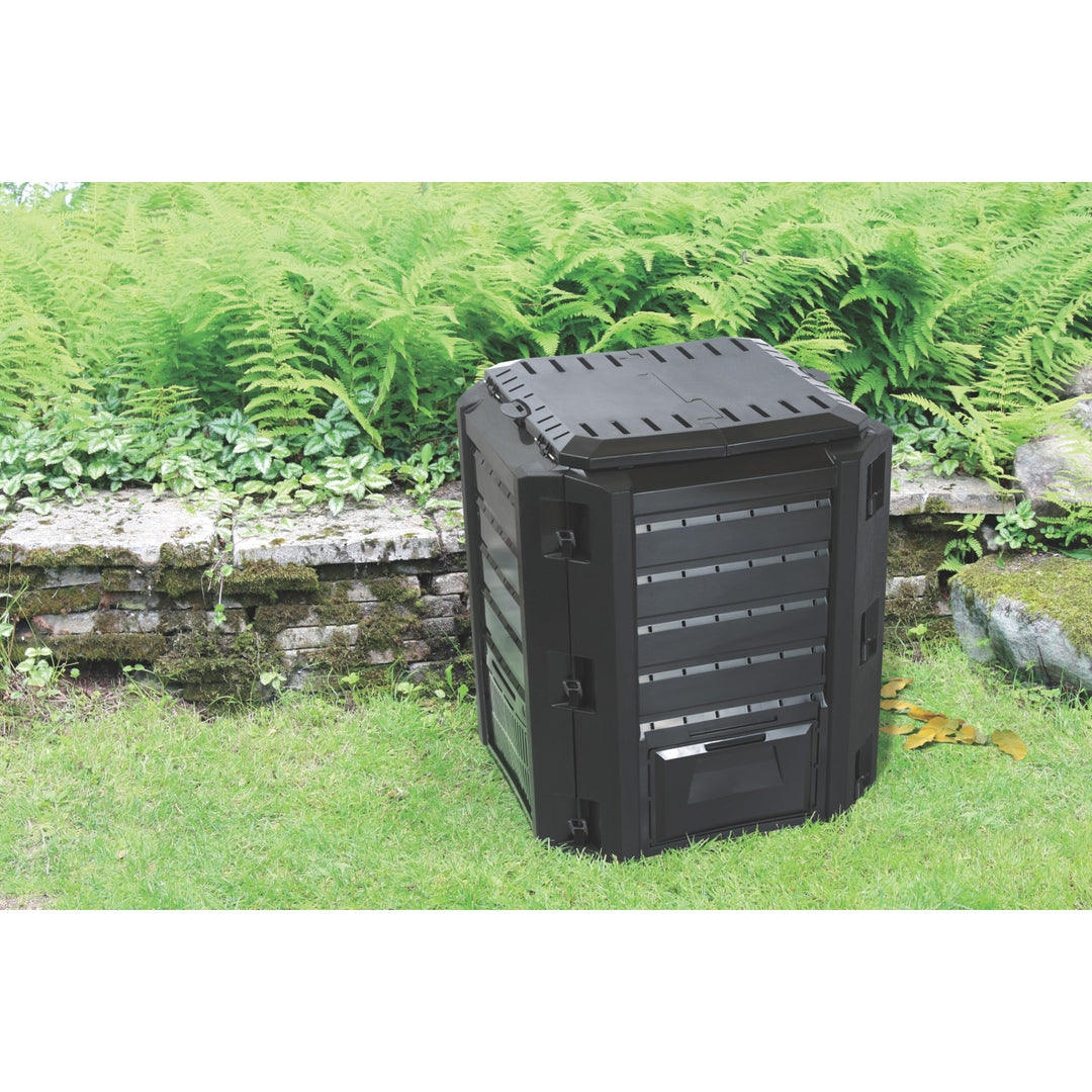 Prosperplast kompost, frostsäker, 380l, svart, Compogreen