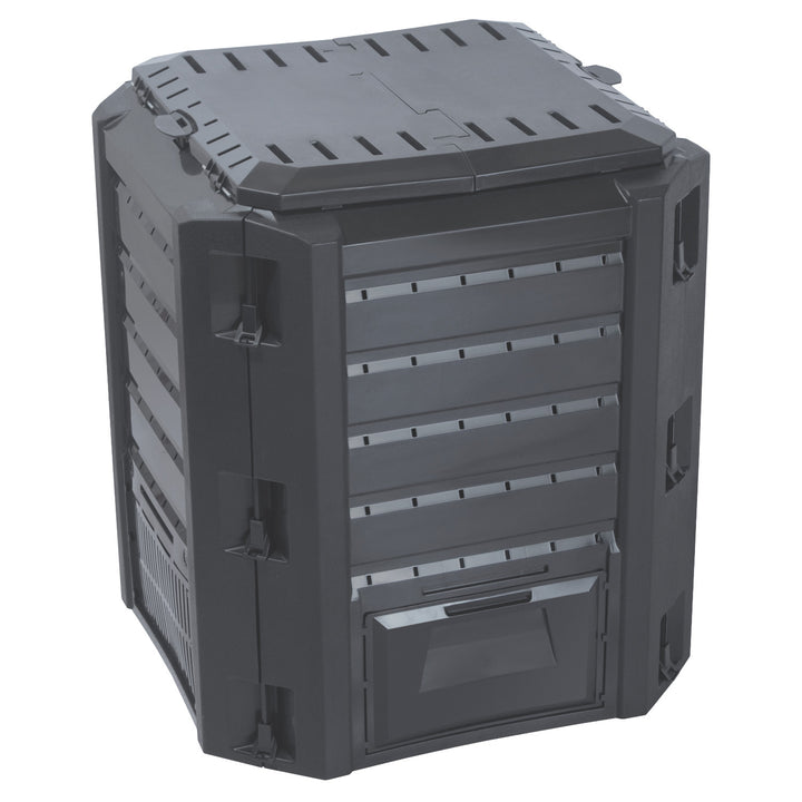 Prosperplast kompost, frostsäker, 380l, svart, Compogreen