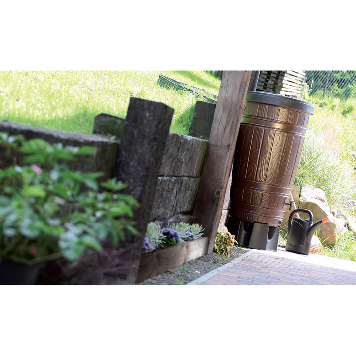 Regnvattenbehållare, kapacitet 265 l, brun, Woodcan