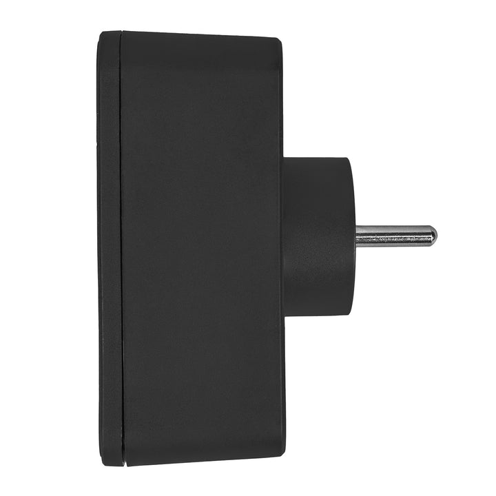 Maclean strömuttag x2 + 4xUSB, splitter med 2 uttag, 2xUSB A, 2xUSB C PD 20W, 1x16A + 1x6A, MCE249 F/B