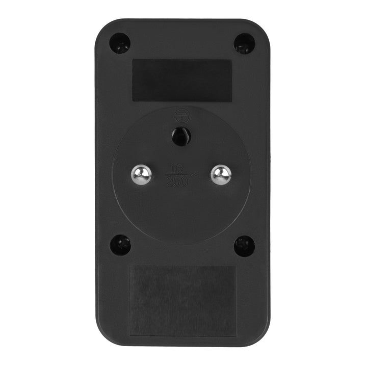 Maclean strömuttag x2 + 4xUSB, splitter med 2 uttag, 2xUSB A, 2xUSB C PD 20W, 1x16A + 1x6A, MCE249 F/B