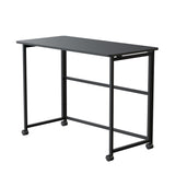 Maclean fällbart bord skrivbord, svart, mobil, skiva 100x50cm, max. 50kg, MC-1250 B