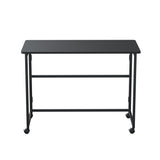 Maclean fällbart bord skrivbord, svart, mobil, skiva 100x50cm, max. 50kg, MC-1250 B