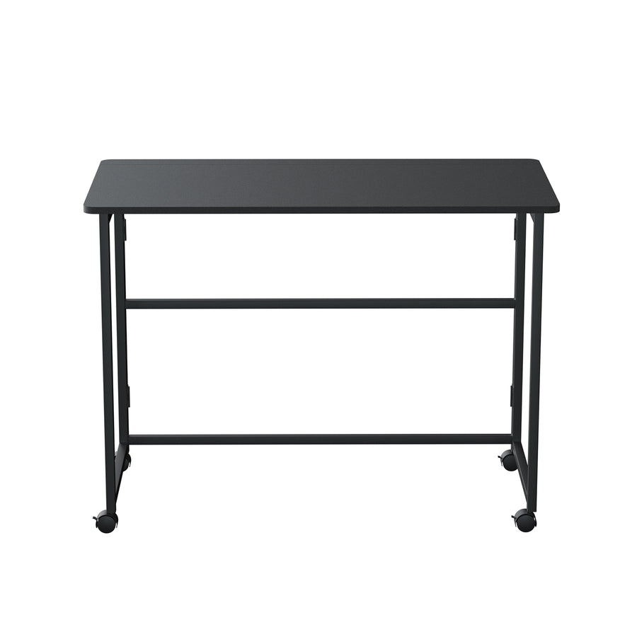 Maclean fällbart bord skrivbord, svart, mobil, skiva 100x50cm, max. 50kg, MC-1250 B