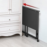 Maclean fällbart bord skrivbord, svart, mobil, skiva 100x50cm, max. 50kg, MC-1250 B