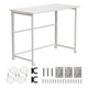 Maclean fällbart bord skrivbord, vit, mobil, skiva 100x50cm, max. 50kg, MC-1250 W