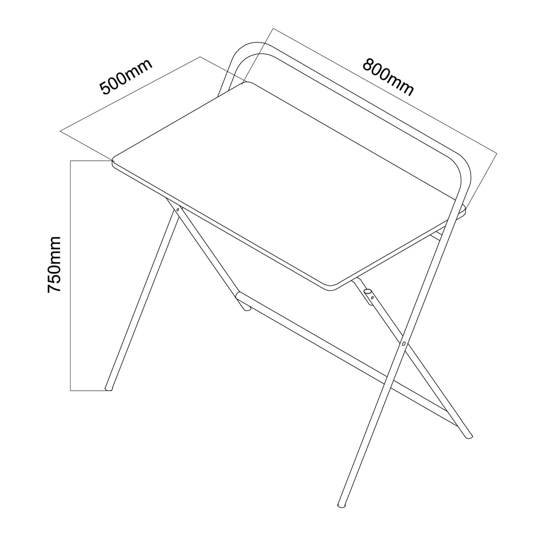 Maclean multifunktionellt laptopbord, svart, skiva 50x80cm, max 50kg, MC-127 B