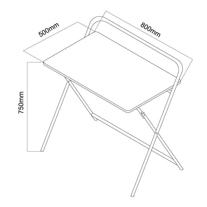 Maclean multifunktionellt laptopbord, svart, skiva 50x80cm, max 50kg, MC-127 B
