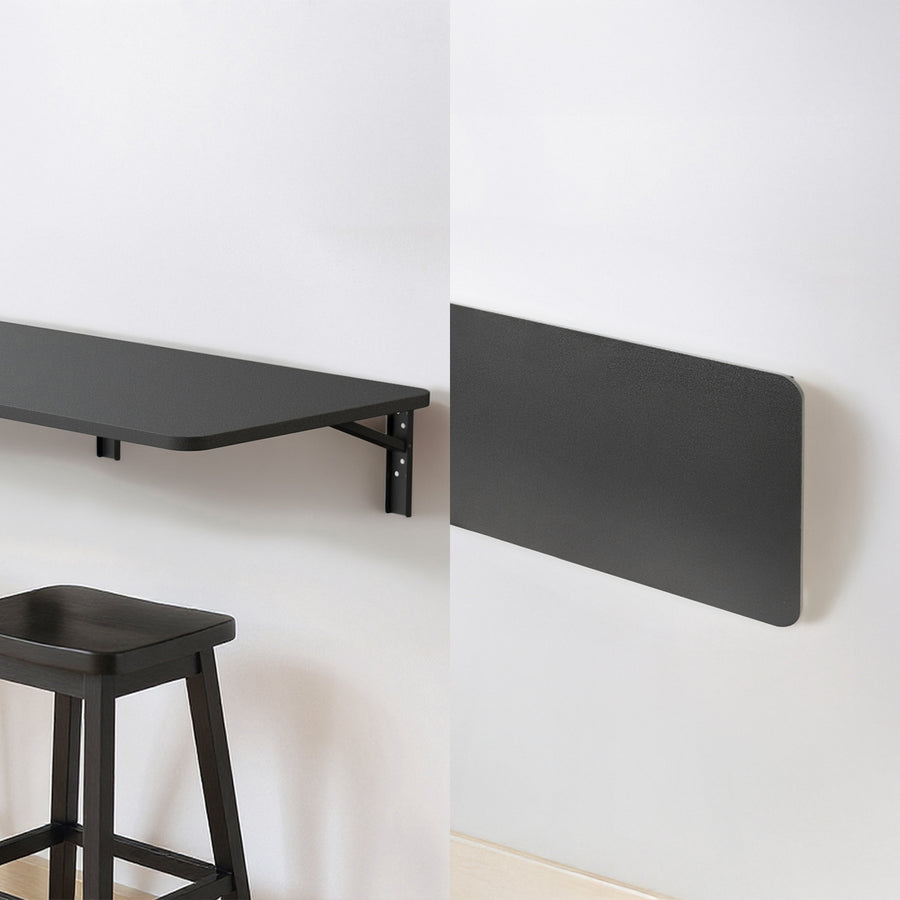 Maclean fällbar hylla/topp, svart, 100x40 cm, max 50 kg, MC-128 B