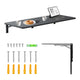 Maclean fällbar hylla/topp, svart, 100x40 cm, max 50 kg, MC-128 B